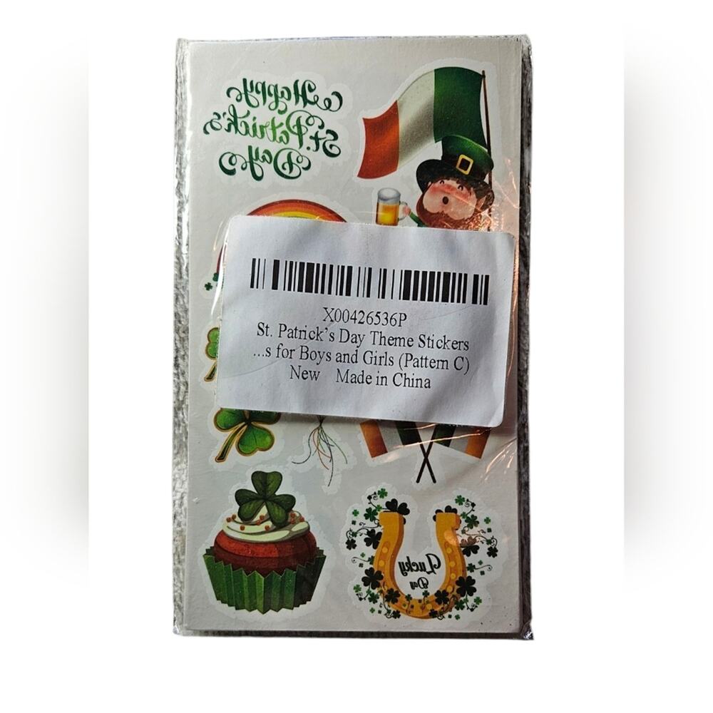 NWT St. Patrick's Day Theme Stickers, Never Opened Or Used